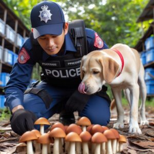 Can Police Dogs Smell Mushrooms?