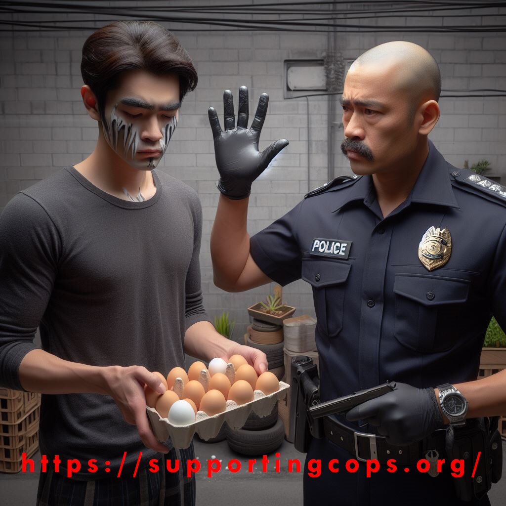 Police dealing with Someone Eggs Your Houserealistic 1