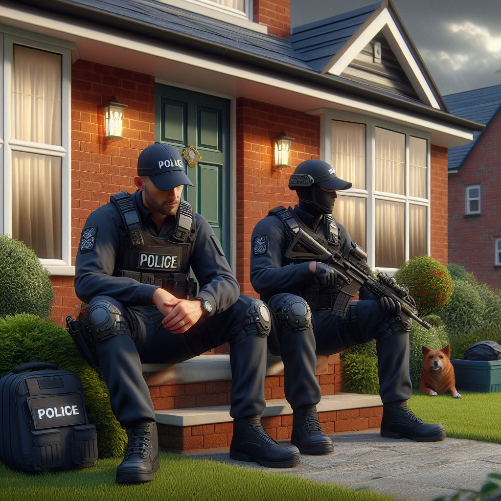 Why Do Police Sit Outside Houses
